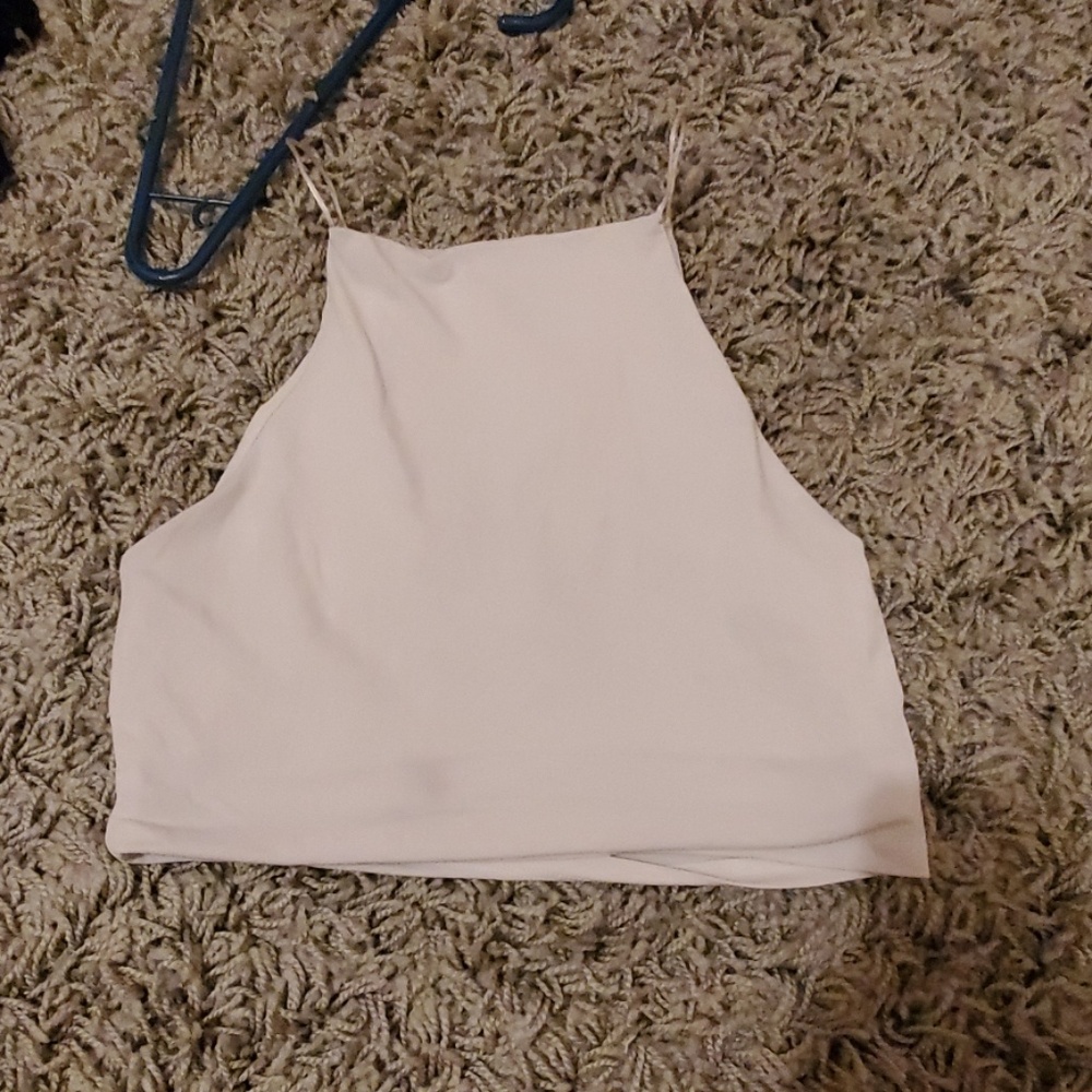 White forever 21 crop top